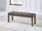 Urbinforte Large UPH Dining Room Bench Signature Design by Ashley®
