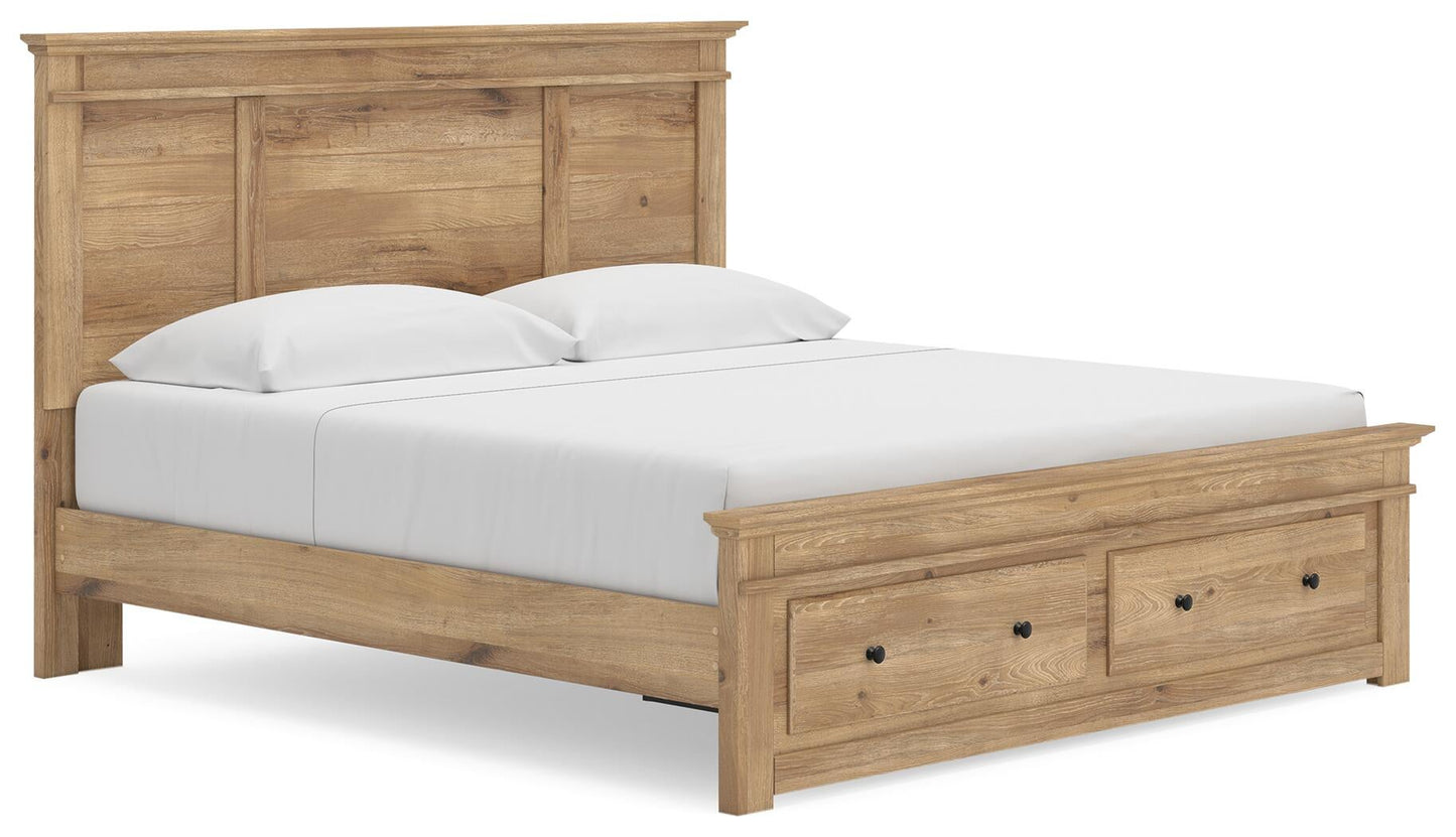 Makidern  Panel Storage Bed