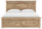 Makidern  Panel Storage Bed