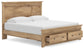 Makidern  Panel Storage Bed