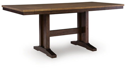 Rylandeen RECT DRM Counter EXT Table Signature Design by Ashley®