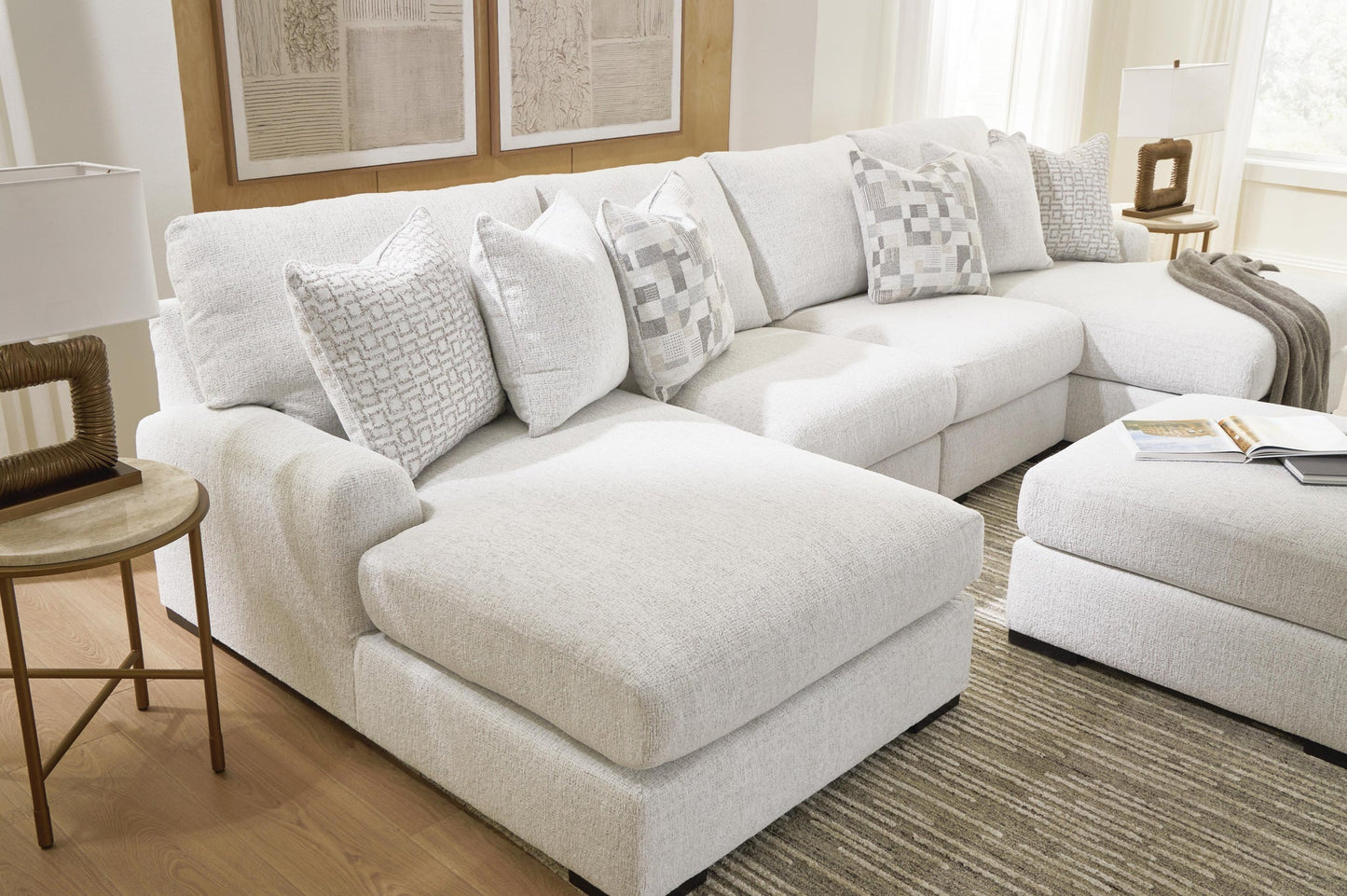 Misty-Lakes 4-Piece Double Chaise Sectional Signature Design by Ashley®