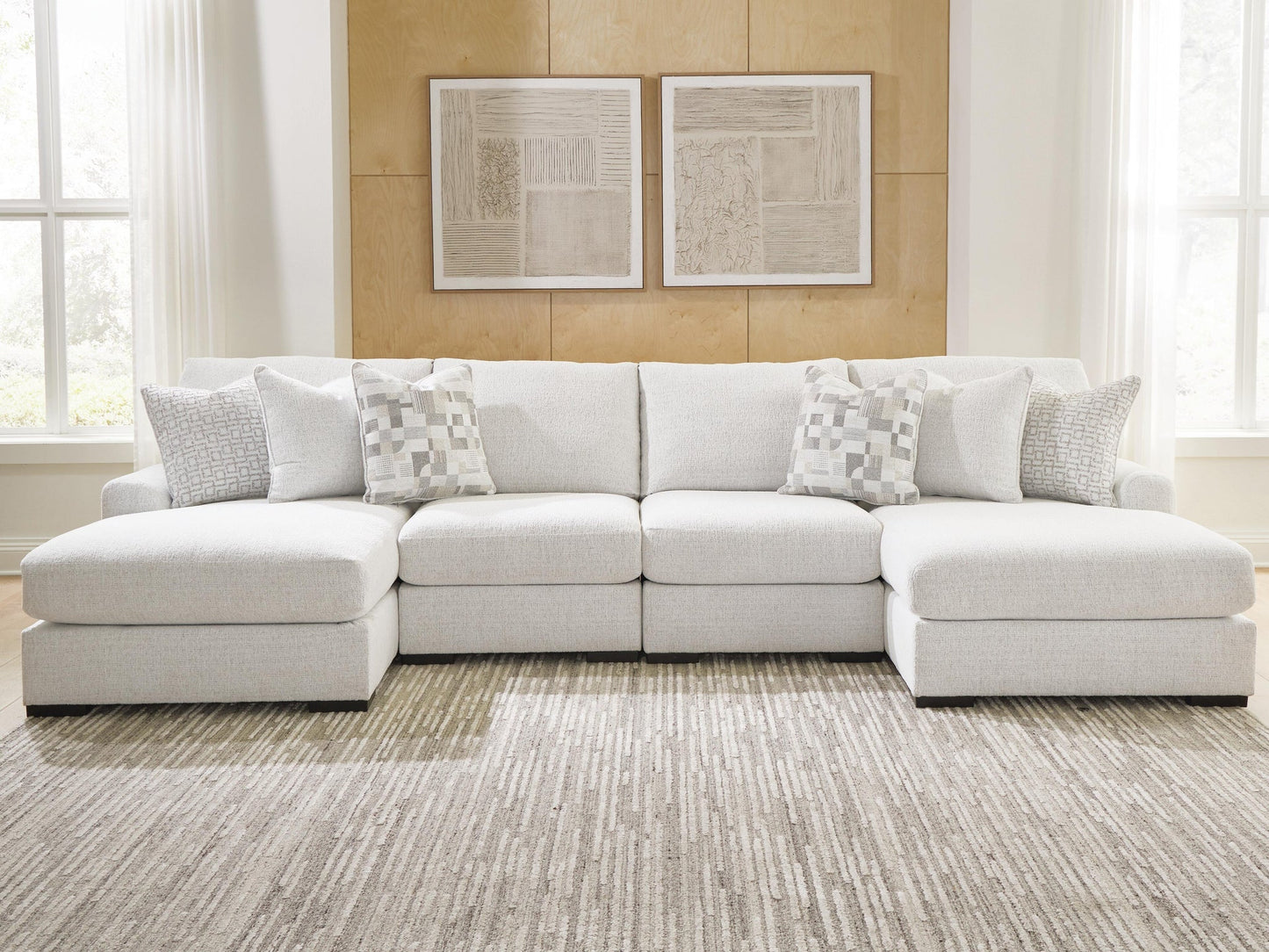 Misty-Lakes 4-Piece Double Chaise Sectional Signature Design by Ashley®