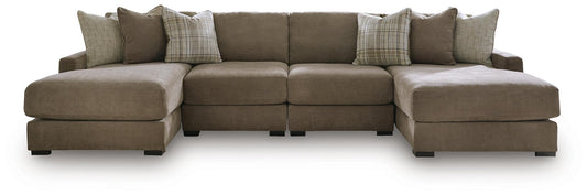 Camellia-Court 4-Piece Double Chaise Sectional Benchcraft®
