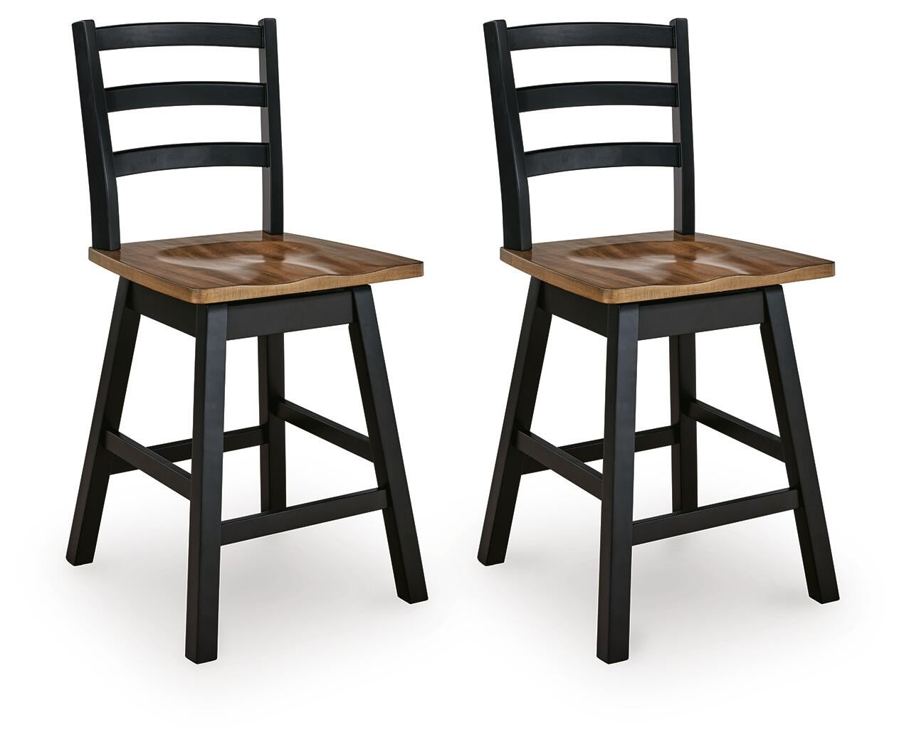 Wildenauer Swivel Stool (2/CN) Signature Design by Ashley®