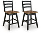 Wildenauer Swivel Stool (2/CN) Signature Design by Ashley®