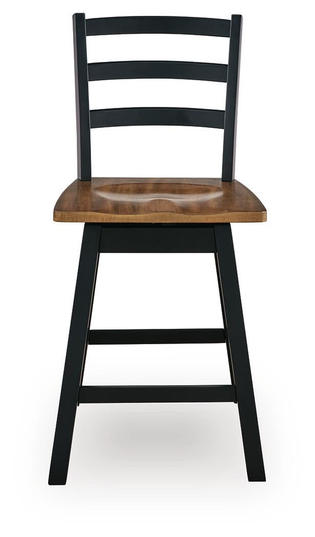 Wildenauer Swivel Stool (2/CN) Signature Design by Ashley®