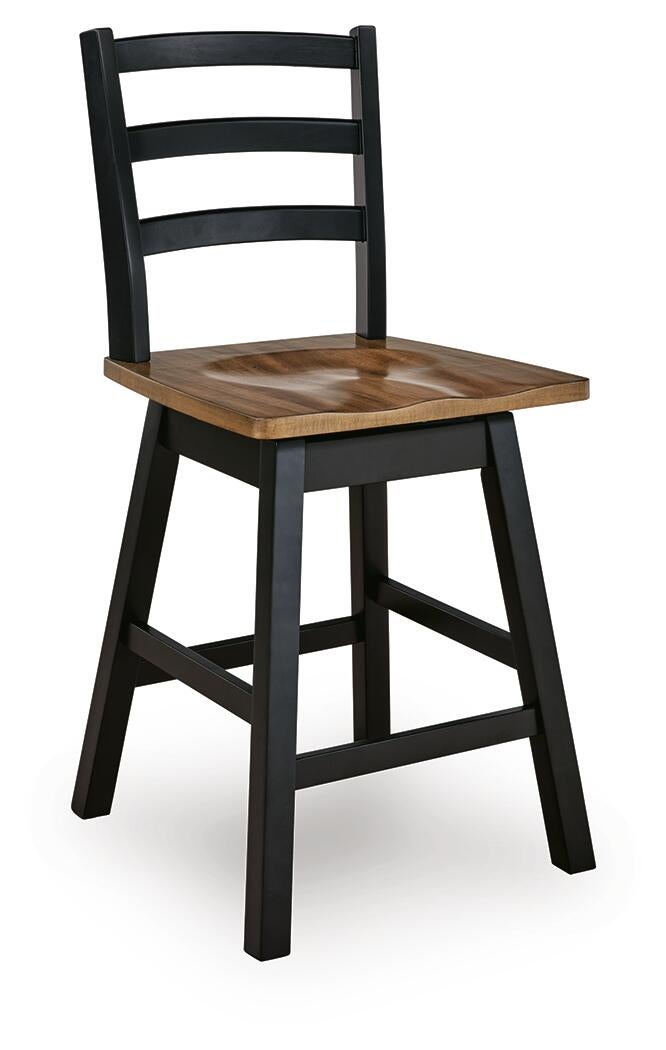 Wildenauer Swivel Stool (2/CN) Signature Design by Ashley®