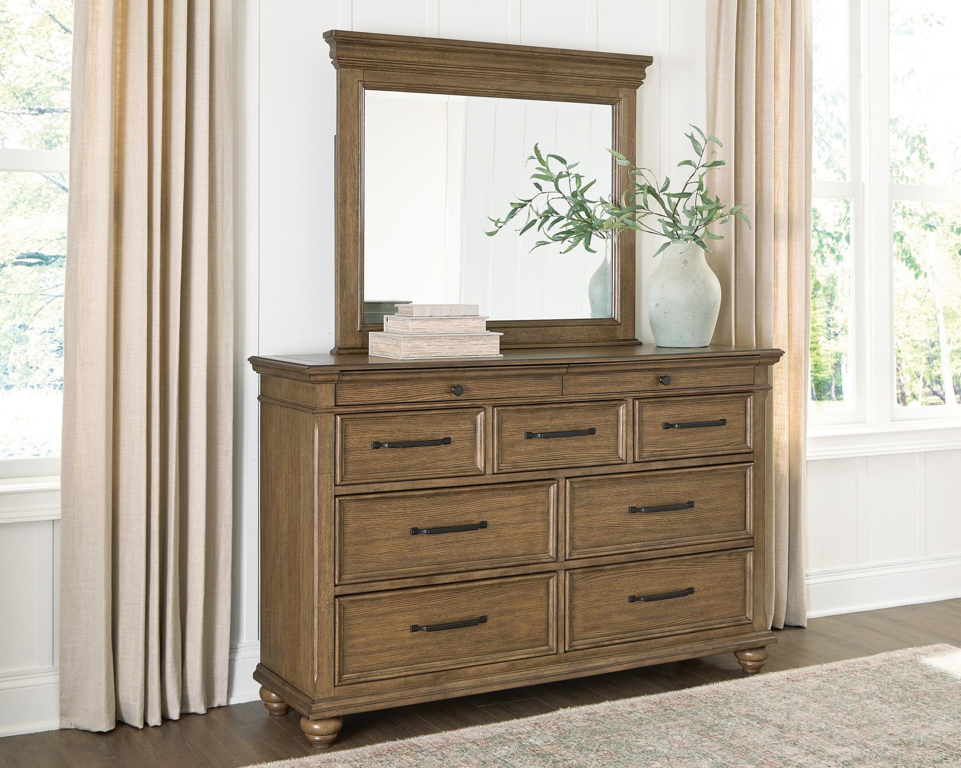 Karallin Dresser and Mirror Signature Design by Ashley®