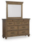 Karallin Dresser and Mirror Signature Design by Ashley®