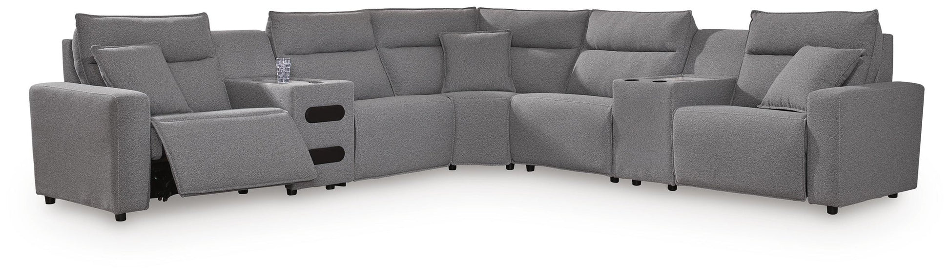 Modmax II 7-Piece Power Reclining Sectional with Audio Consoles Signature Design by Ashley®