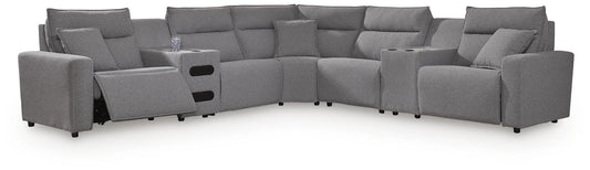 Modmax II 7-Piece Power Reclining Sectional with Audio Consoles Signature Design by Ashley®