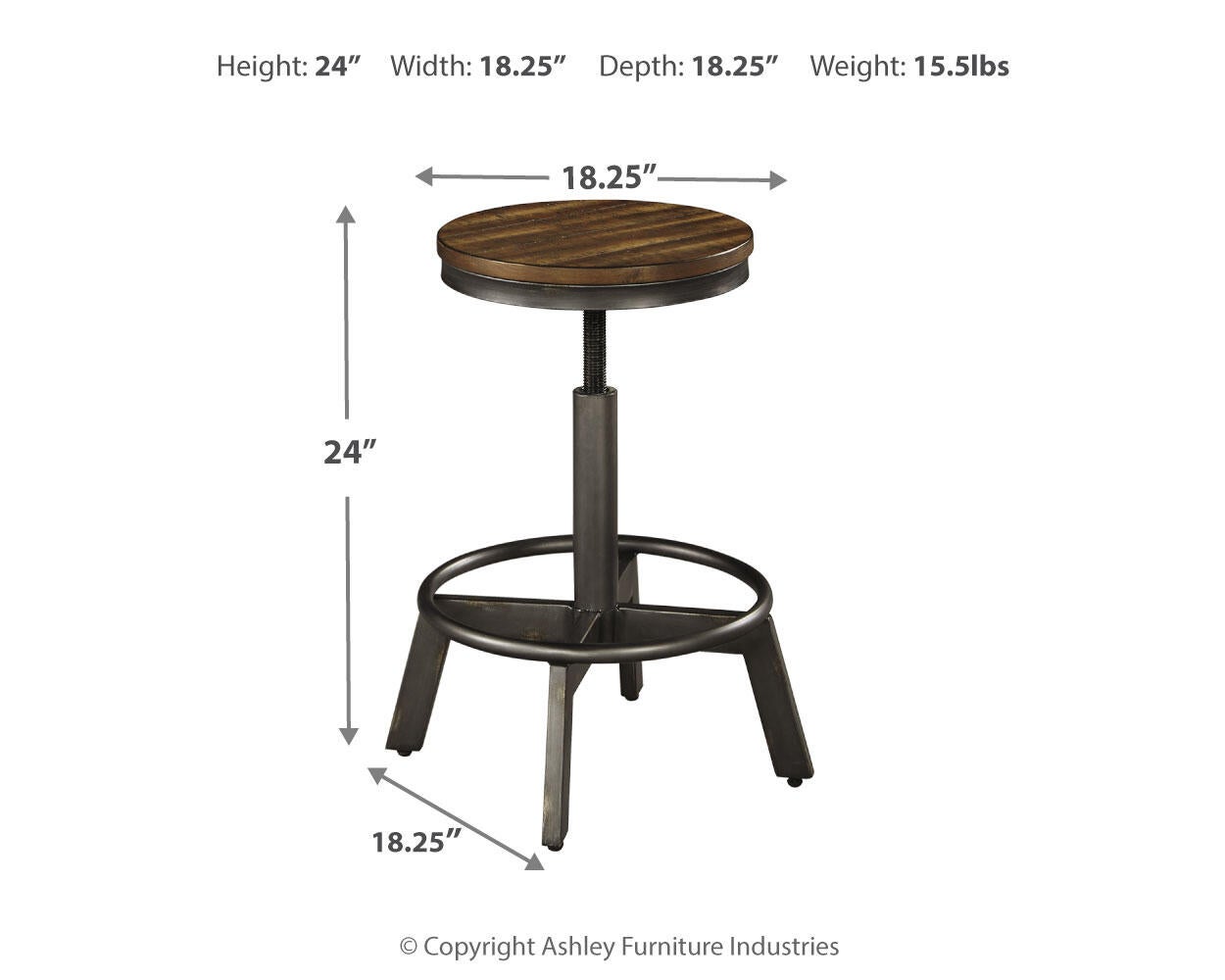 Torjin Counter Height Dining Table and 4 Barstools Signature Design by Ashley®