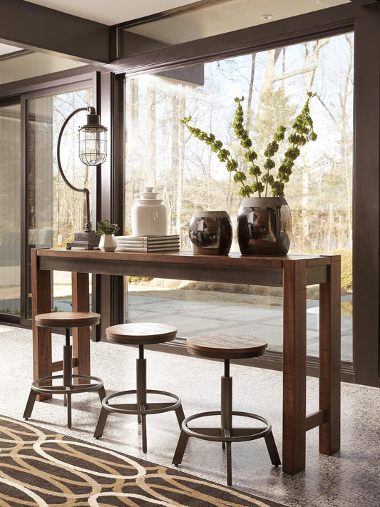Torjin Counter Height Dining Table and 4 Barstools Signature Design by Ashley®