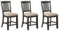 Tyler Creek Counter Height Dining Table and 4 Barstools Signature Design by Ashley®
