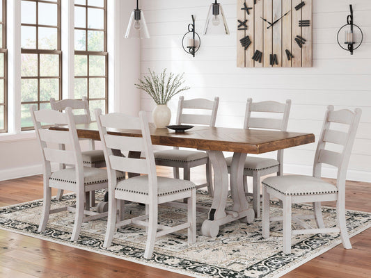 Valebeck Dining Table and 8 Chairs Signature Design by Ashley®