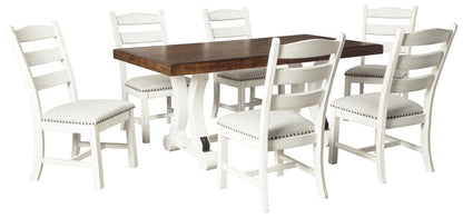 Valebeck Dining Table and 6 Chairs Signature Design by Ashley®