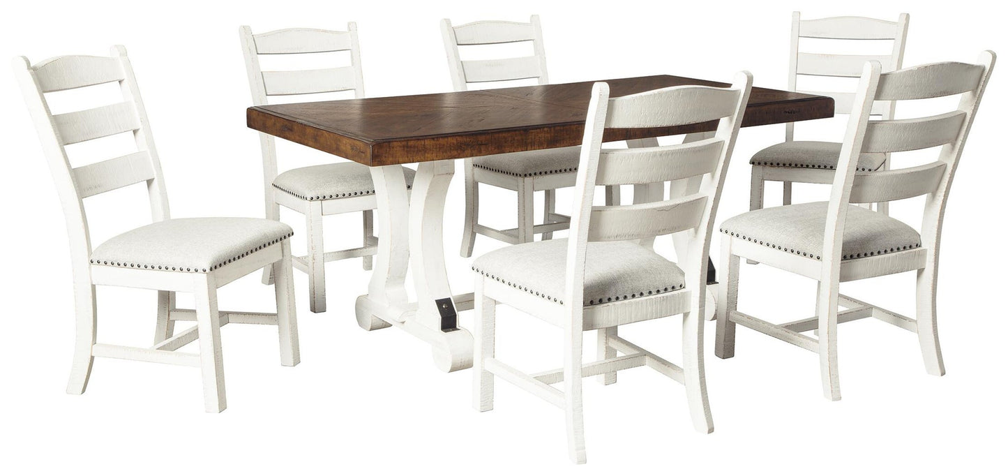 Valebeck Dining Table and 6 Chairs Signature Design by Ashley®