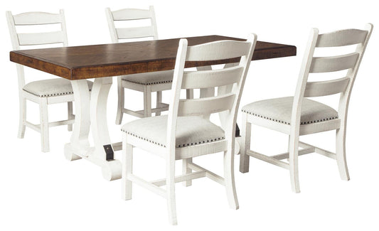 Valebeck Dining Table and 4 Chairs Signature Design by Ashley®