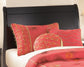 Huey Vineyard  Sleigh Headboard Bed With Mirrored Dresser Signature Design by Ashley®