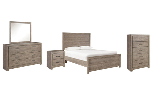 Culverbach  Panel Bed, Dresser, Mirror, Chest And Nightstand Signature Design by Ashley®
