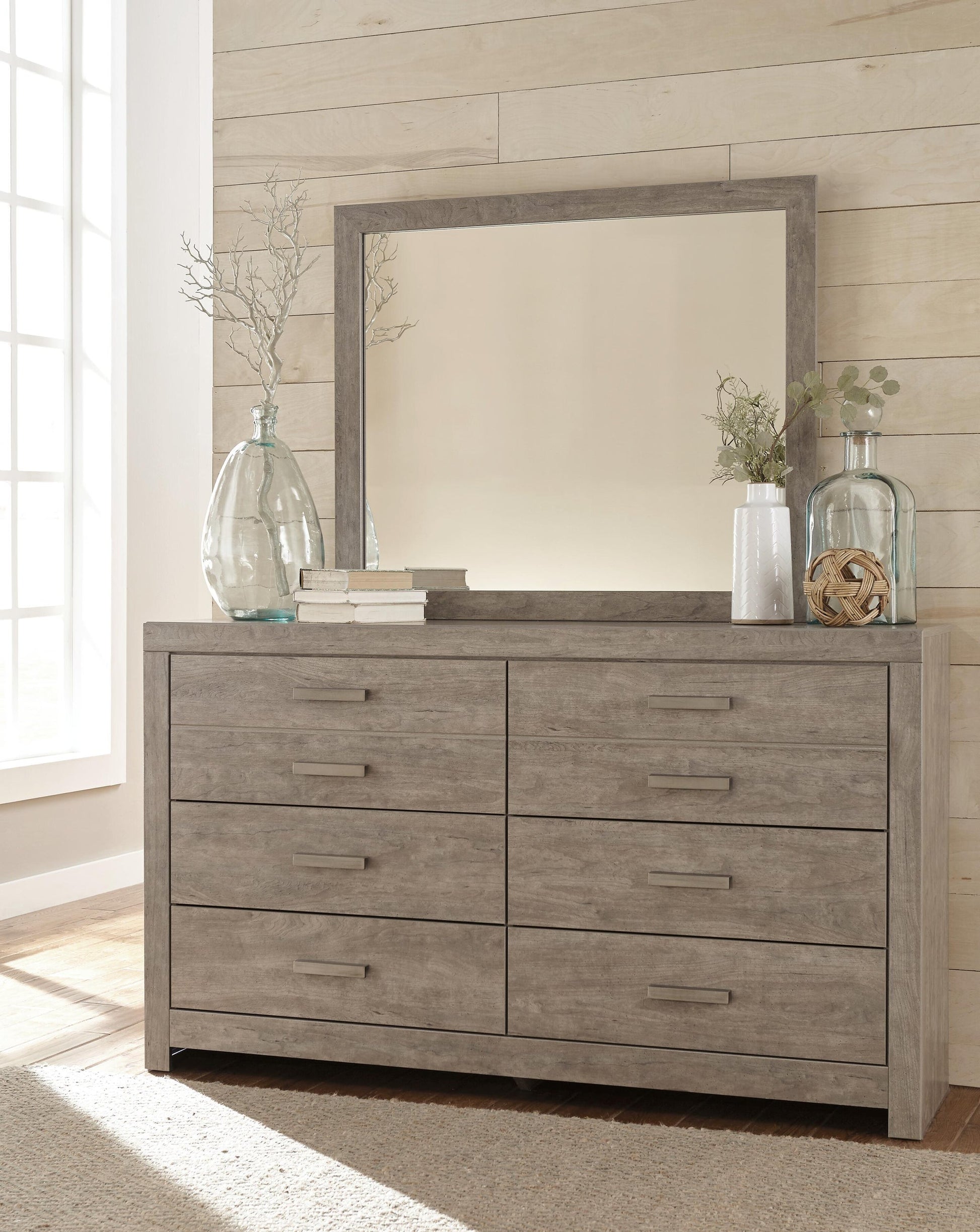 Culverbach  Panel Bed With Mirrored Dresser Signature Design by Ashley®