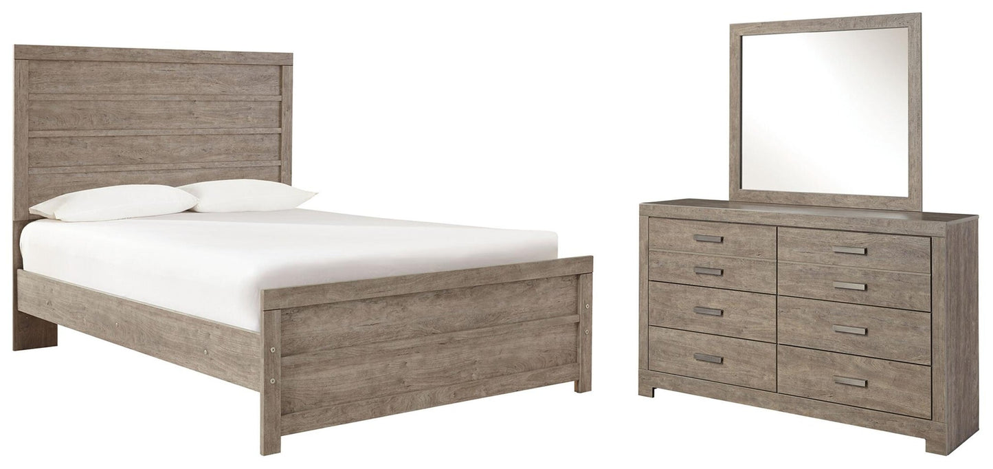 Culverbach  Panel Bed With Mirrored Dresser Signature Design by Ashley®