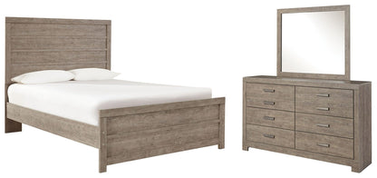 Culverbach  Panel Bed With Mirrored Dresser Signature Design by Ashley®