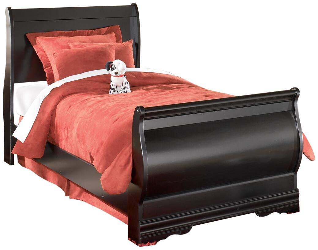 Huey Vineyard  Sleigh Bed With Mirrored Dresser Signature Design by Ashley®