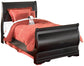 Huey Vineyard  Sleigh Bed With Mirrored Dresser Signature Design by Ashley®