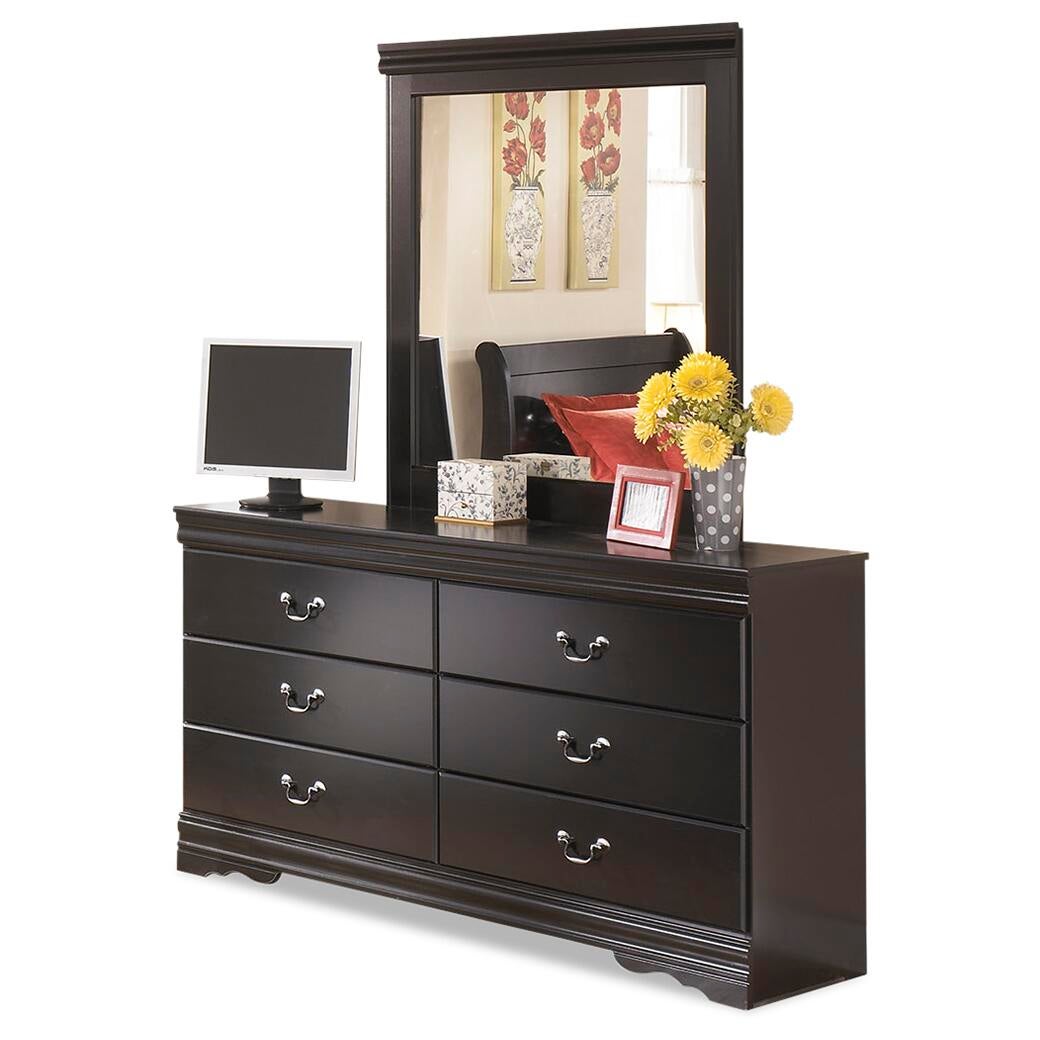 Huey Vineyard  Sleigh Bed With Mirrored Dresser, Chest And Nightstand Signature Design by Ashley®