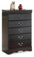 Huey Vineyard  Sleigh Bed With Mirrored Dresser, Chest And Nightstand Signature Design by Ashley®