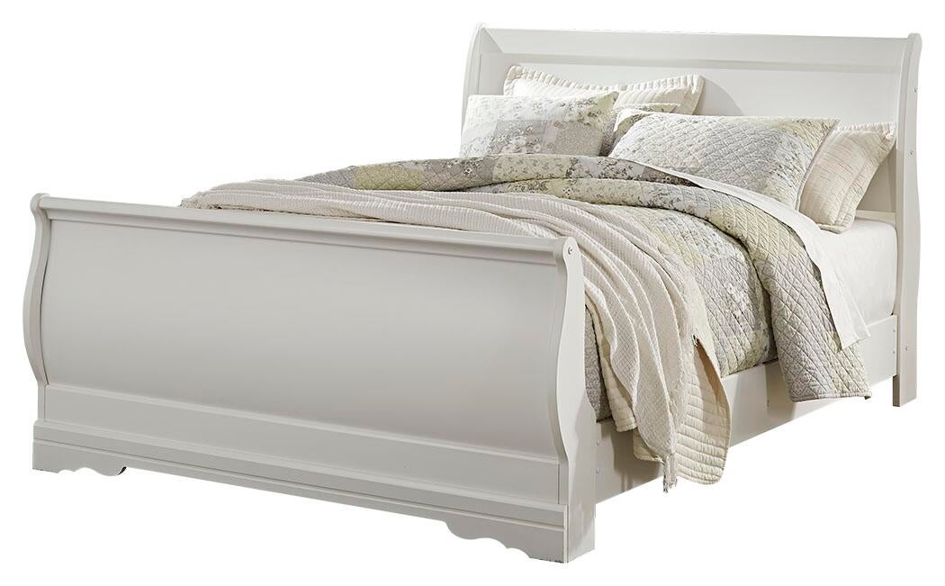 Anarasia  Sleigh Bed With Mirrored Dresser, Chest And Nightstand Signature Design by Ashley®