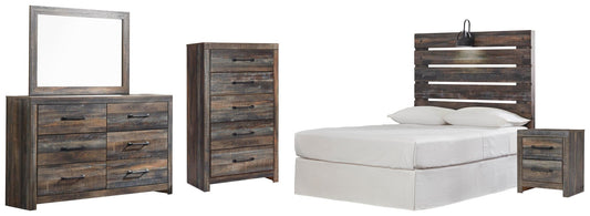 Drystan  Panel Headboard, Dresser, Mirror, Chest And Nightstand Signature Design by Ashley®