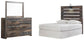 Drystan  Panel Headboard Bed With Mirrored Dresser Signature Design by Ashley®