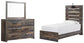 Drystan  Panel Bed With Mirrored Dresser Signature Design by Ashley®