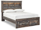 Drystan  Bookcase Bed With 2 Storage Drawers With Mirrored Dresser Signature Design by Ashley®