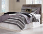 Derekson  Panel Headboard Bed With Mirrored Dresser Benchcraft®