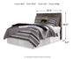 Derekson  Panel Headboard Bed With Mirrored Dresser Benchcraft®