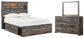 Drystan  Bookcase Bed With 2 Storage Drawers With Mirrored Dresser Signature Design by Ashley®