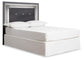 Lodanna /California King Upholstered Panel Headboard Bed With Mirrored Dresser Signature Design by Ashley®