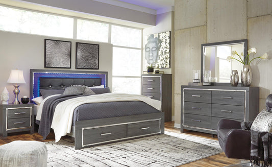 Lodanna  Panel Bed With 2 Storage Drawers, Dresser, Mirror, Chest And Nightstand Signature Design by Ashley®