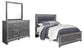 Lodanna  Panel Bed With Mirrored Dresser Signature Design by Ashley®