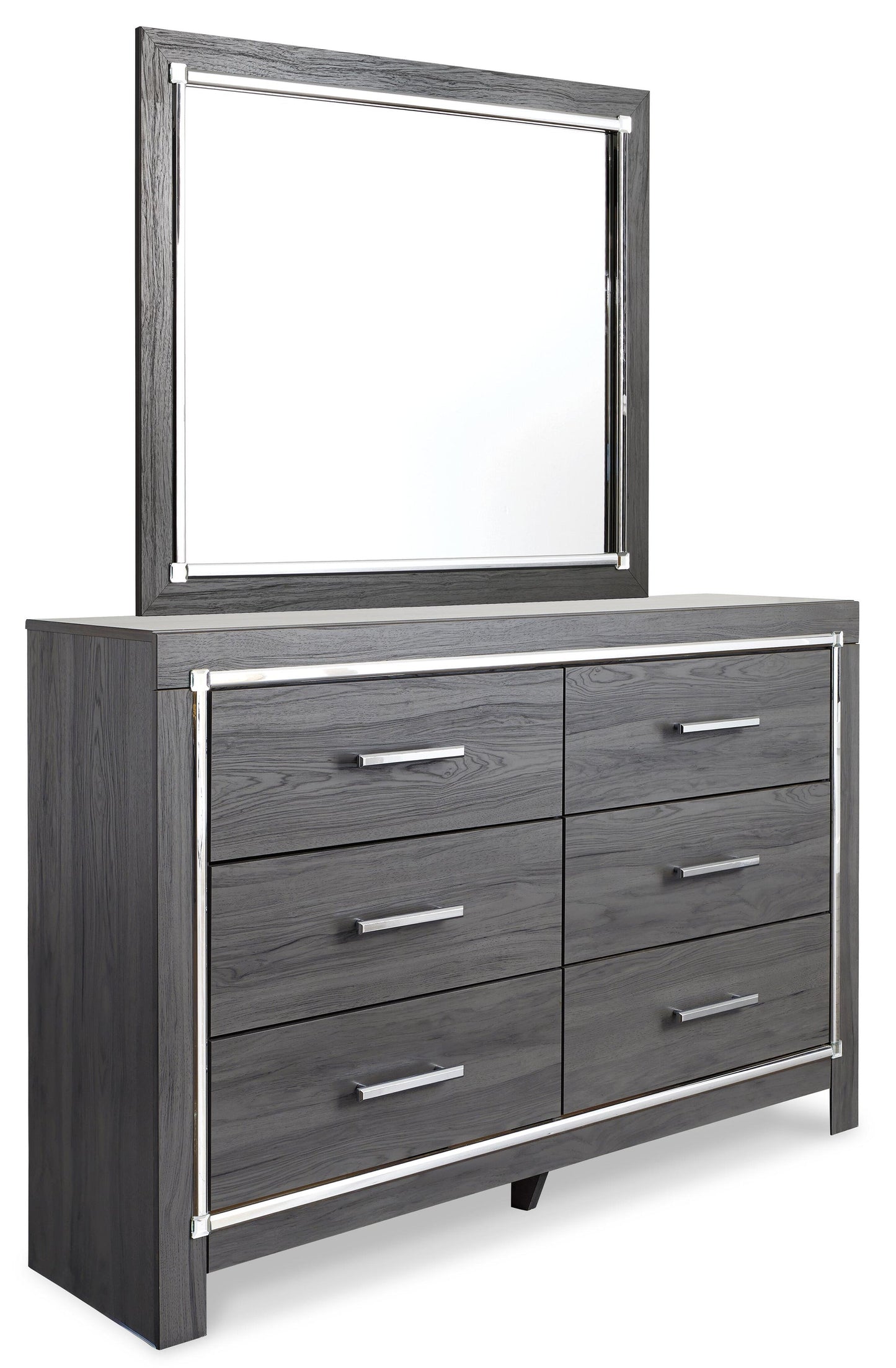Lodanna  Panel Bed With Mirrored Dresser Signature Design by Ashley®