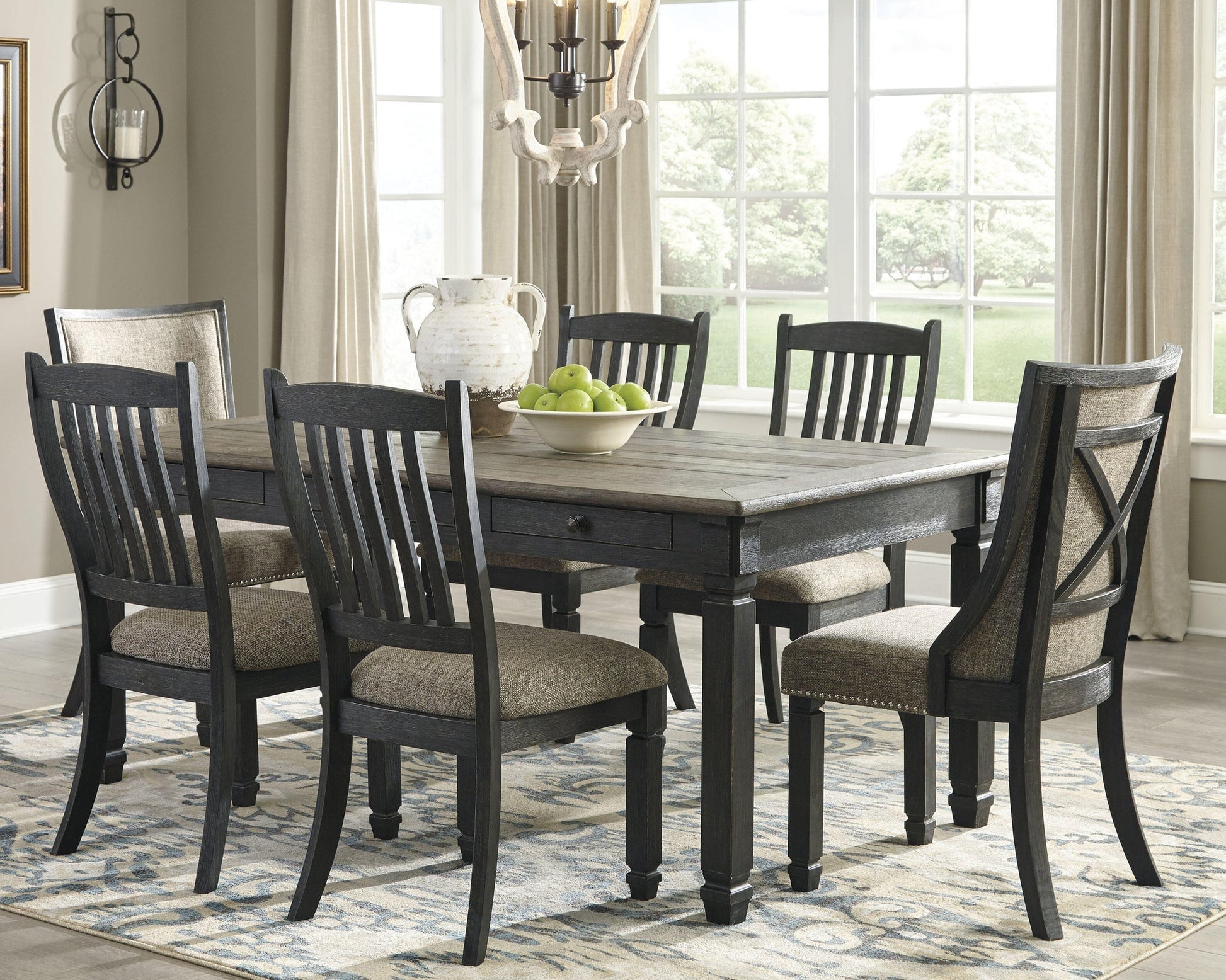 Tyler Creek Dining Table and 6 Chairs Signature Design by Ashley®