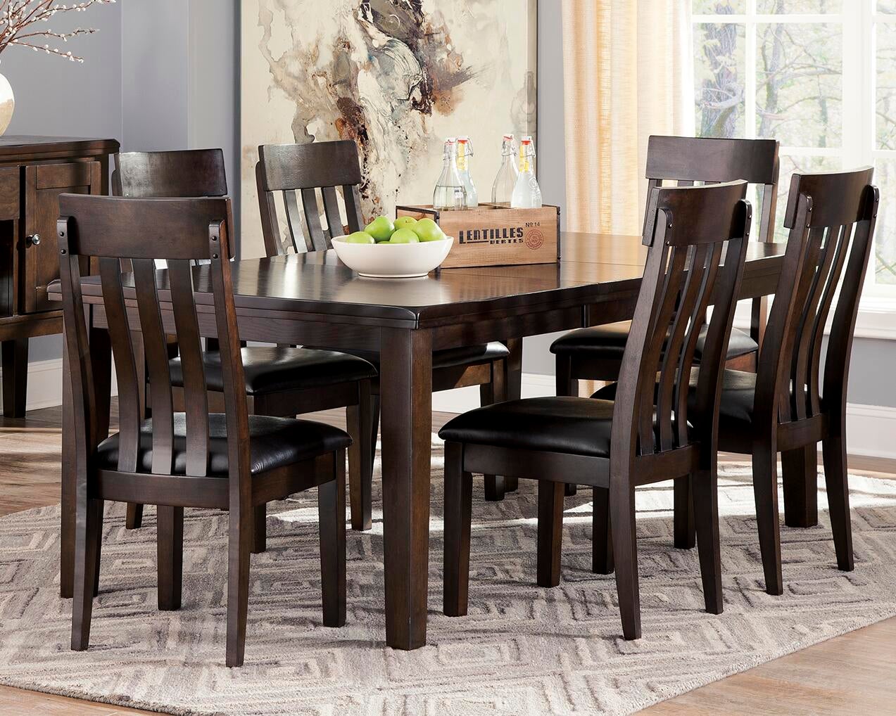 Haddigan Dining Table and 6 Chairs Signature Design by Ashley®