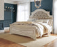 Realyn  Upholstered Panel Bed With Mirrored Dresser Signature Design by Ashley®
