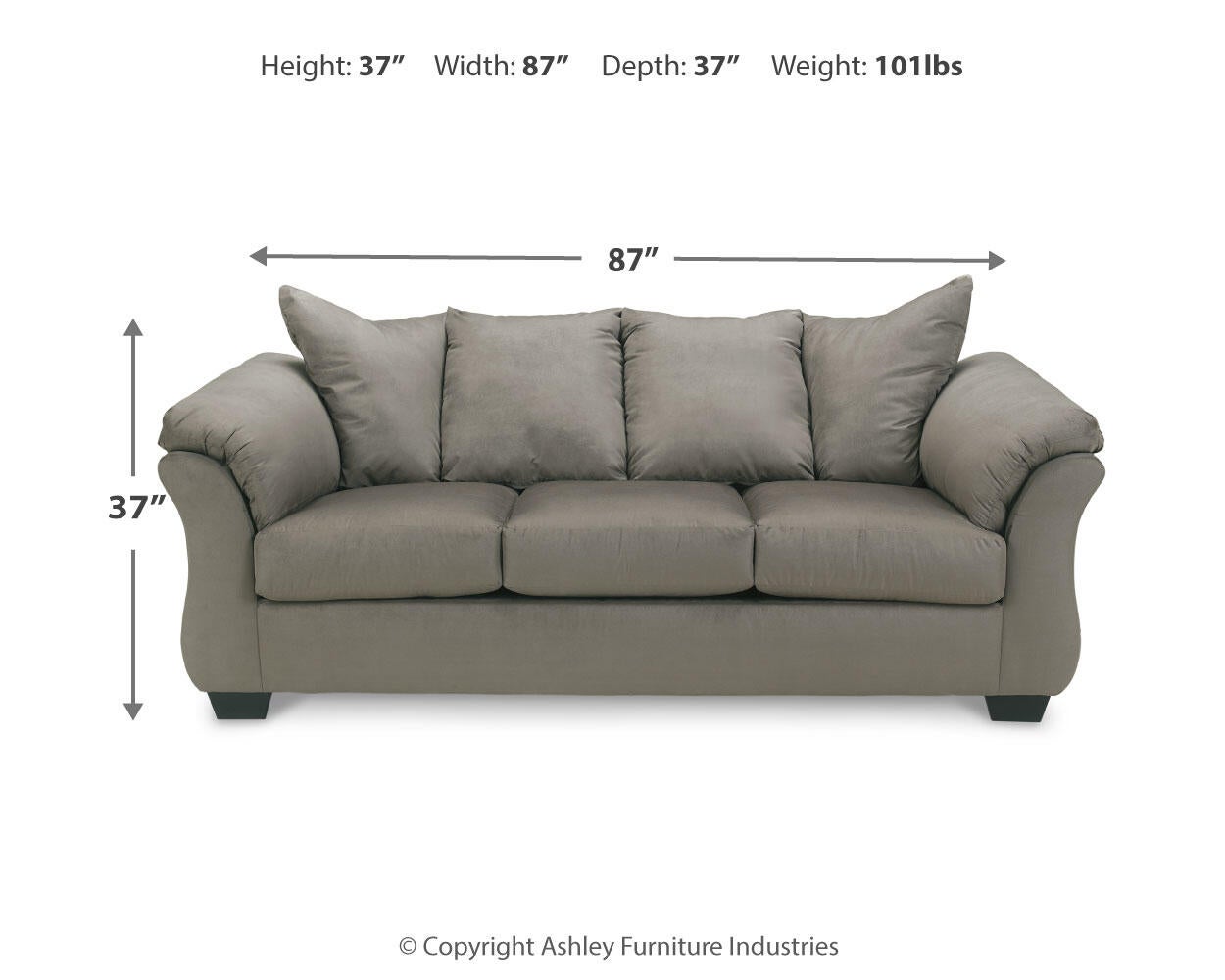 Darcy Sofa, Loveseat and Recliner Signature Design by Ashley®