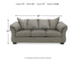 Darcy Sofa, Loveseat and Recliner Signature Design by Ashley®