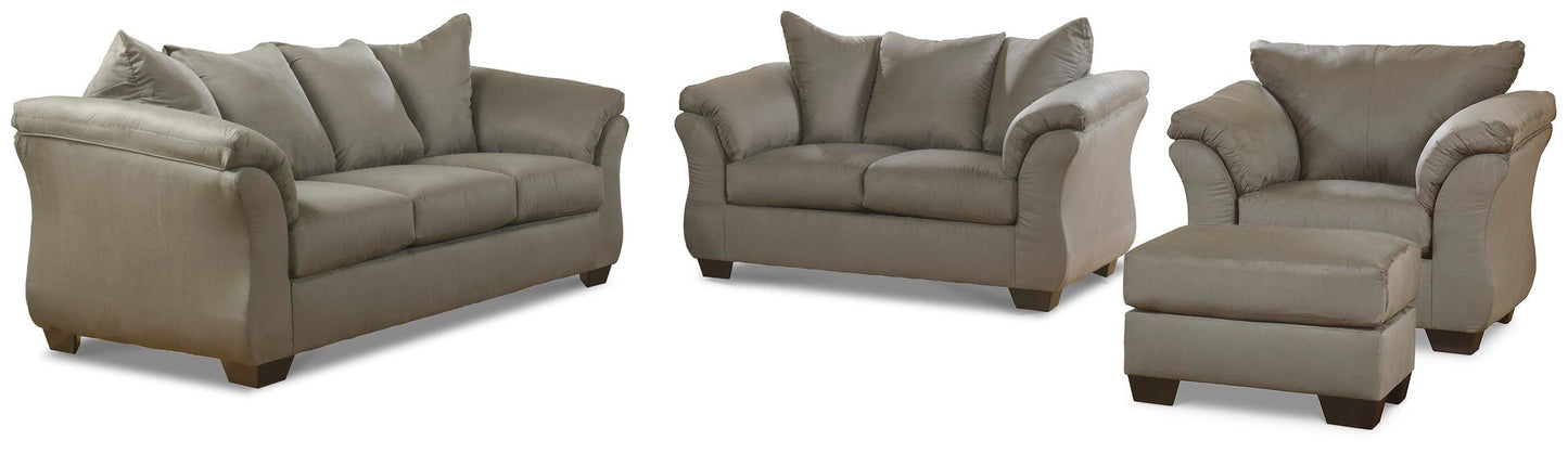 Darcy Sofa, Loveseat, Chair and Ottoman Signature Design by Ashley®